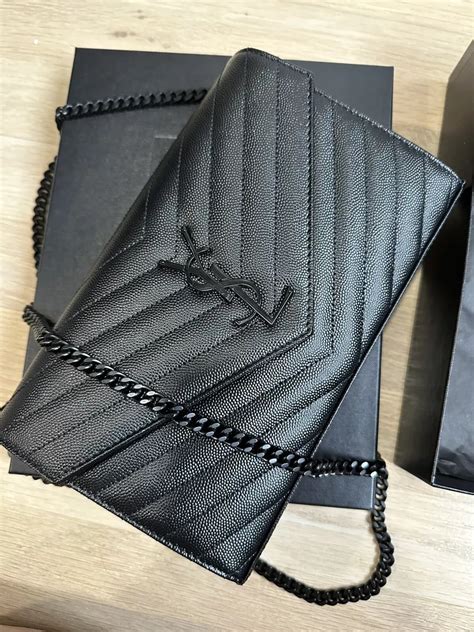 ysl woc so black|ysl wallet review.